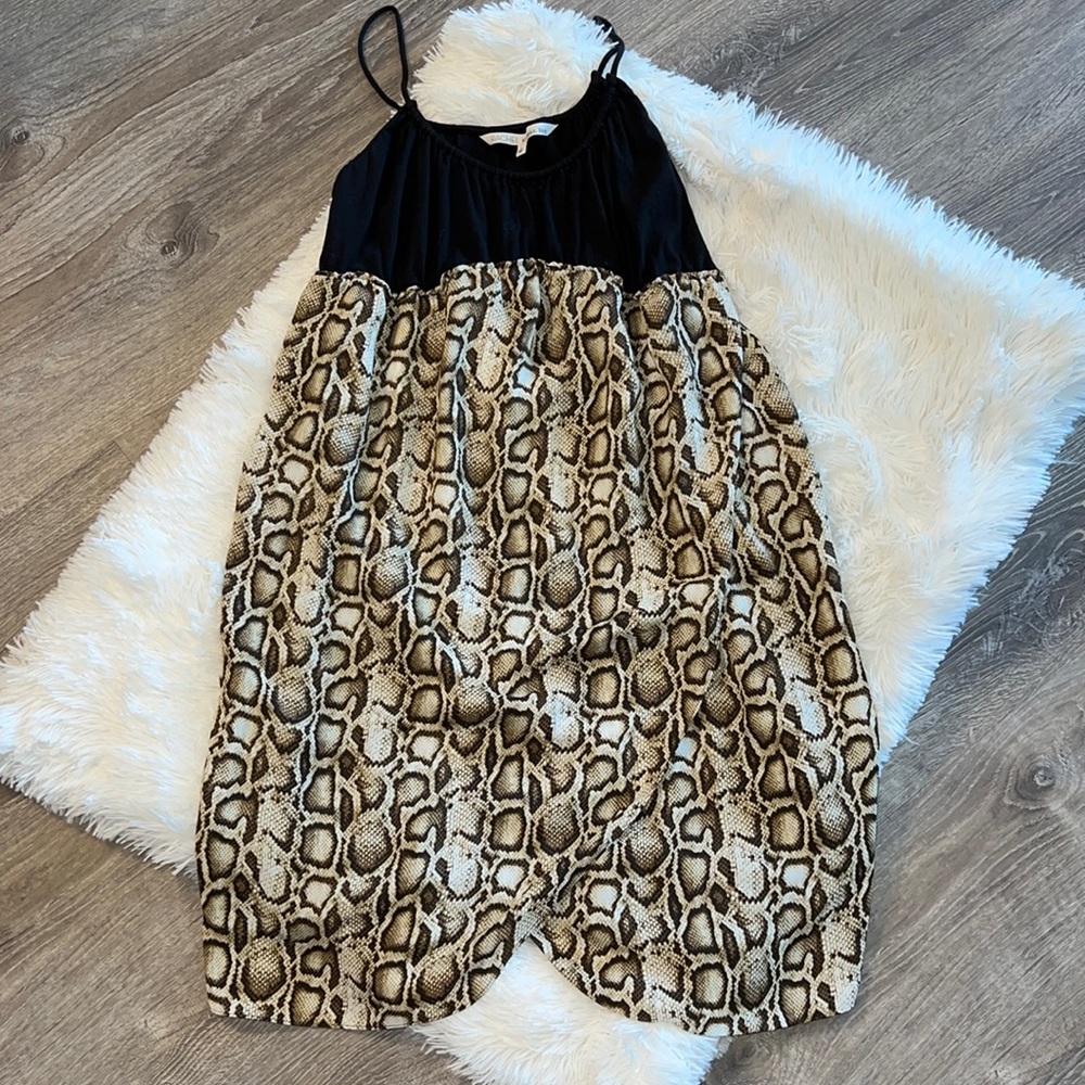 Rachel Roy Snake Print Dress size Large